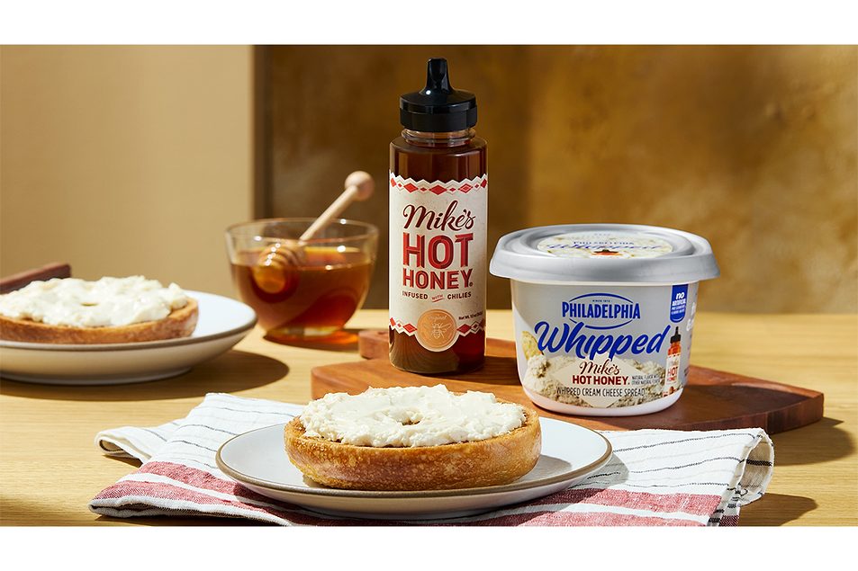 Kraft Heinz, Mike’s Hot Honey unveil co-branded cream cheese