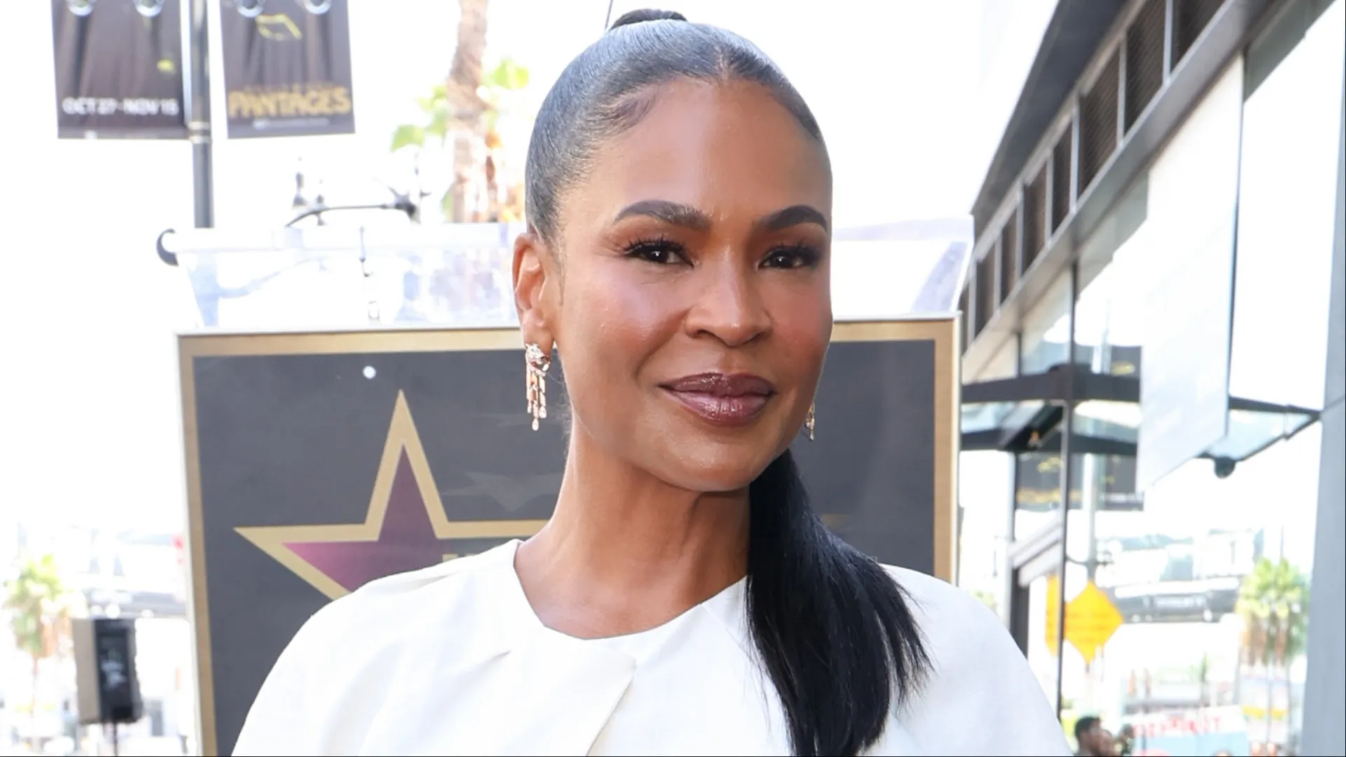 Nia Long star Hollywood Walk of Fame Los Angeles celebs Snoop Dogg Larenz Tate Bill Bellamy co-stars fans react