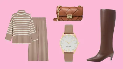 Cozy matching set, purse, watch and boots