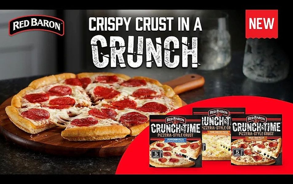 Schwan’s launches Red Baron Crunchtime pizza