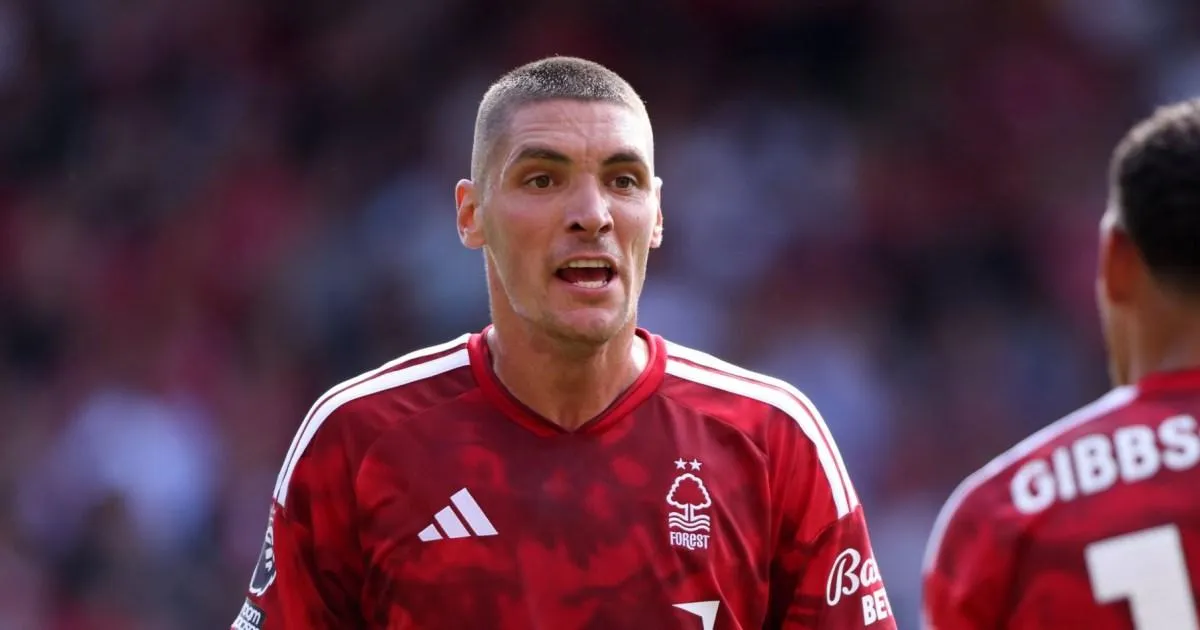 Nikola Milenkovic injury update as Nottingham Forest defender misses Aston Villa game | Football