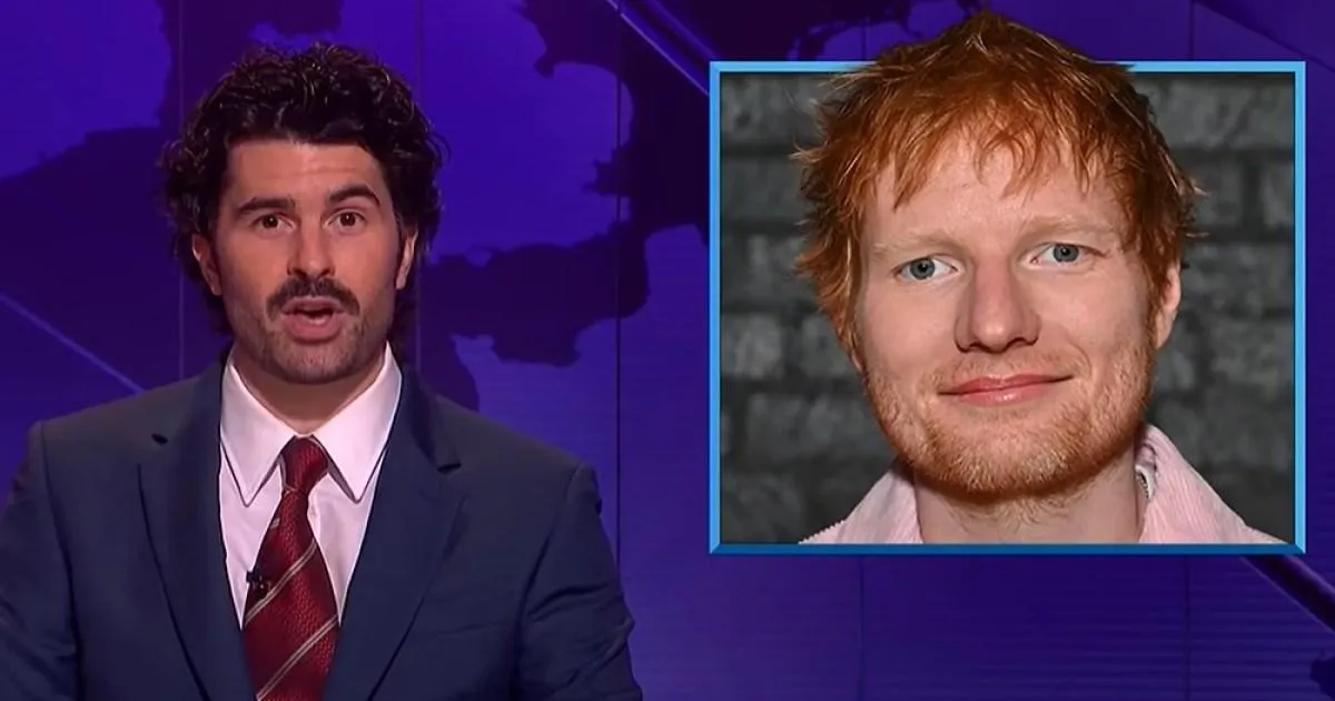 Ed Sheeran brutally mocked on Saturday Night Live UK for ‘being on the fence’