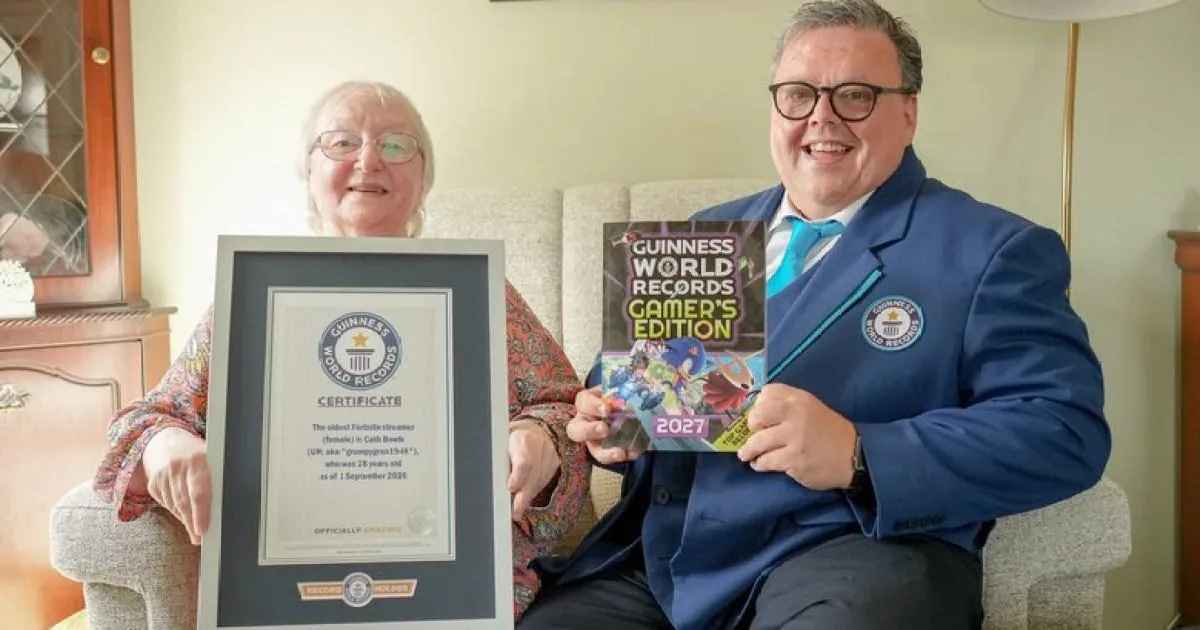 Gamer granny breaks record as world’s oldest female Fortnite streamer