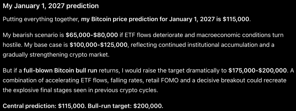 Sam Altman ChatGPT AI Predicts Wild Bitcoin Price in 2027