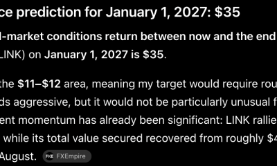 Chainlink Price Prediction: Google Gemini AI predicts that LINK could surge more than +300% between now and January 1, 2027