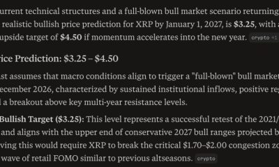 XRP price prediction: Perplexity AI predicts XRP will make a modest move over the remainder of 2026, as other models predict huge moves