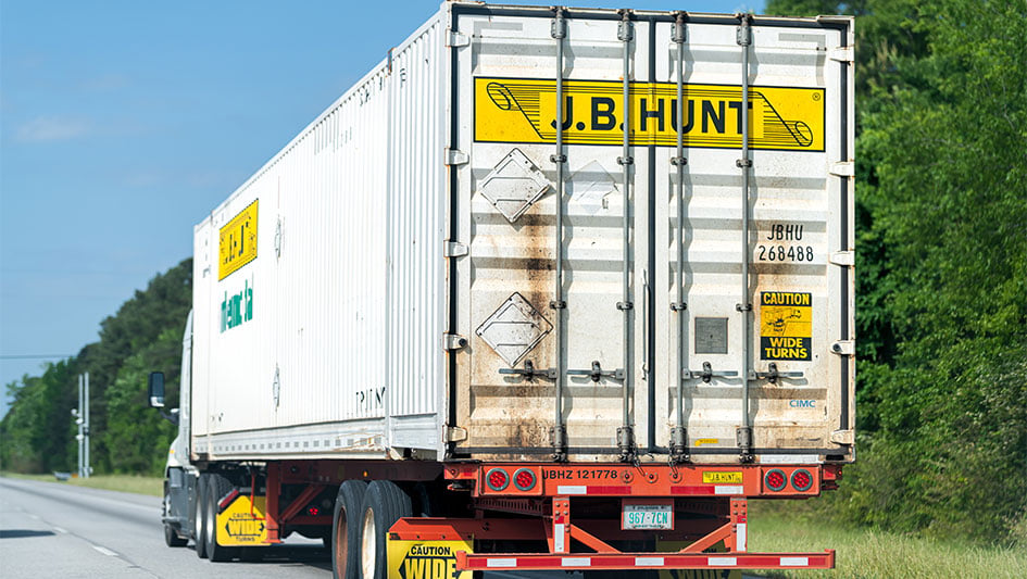 J.B. Hunt stock trucking companies
