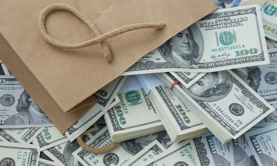 money shopping bag