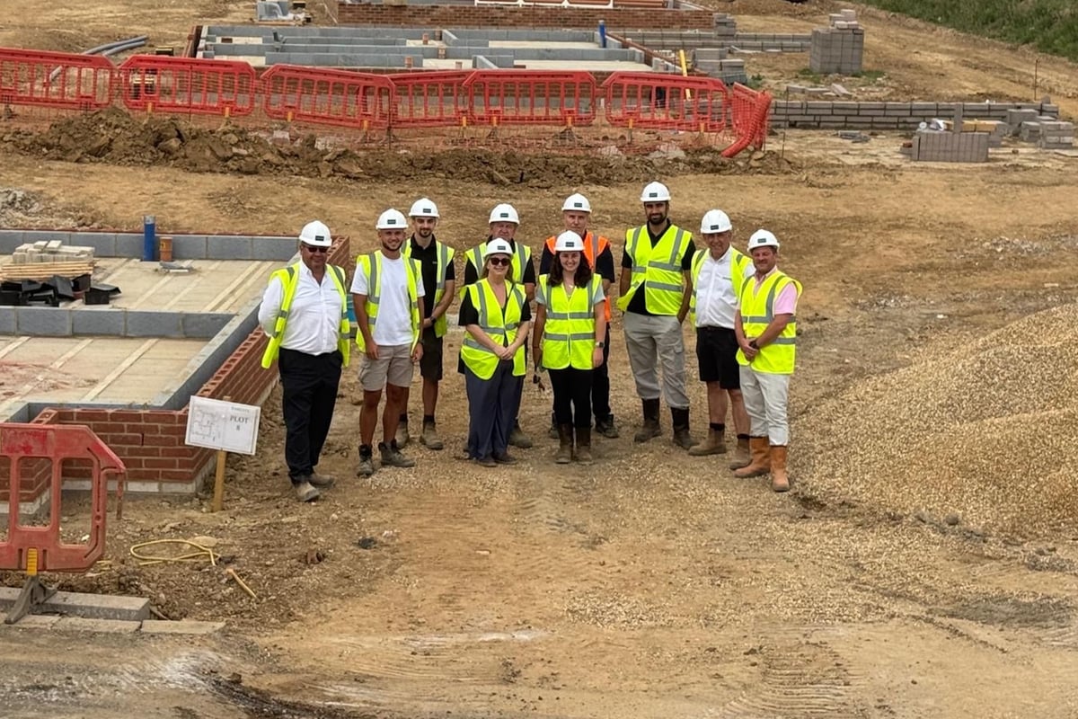 Construction begins on new homes in Bedhampton