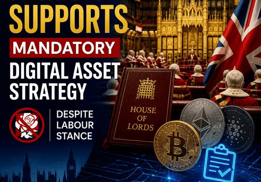 UK House of Lords Supports Mandatory Digital Asset Strategy, Despite Labour Stance