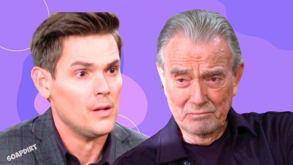 The Young and the Restless : Adam Newman (Mark Grossman) - Victor Newman (Eric Braeden)