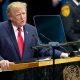 US President Donald Trump and Denmark's Prime Minister Mette Frederiksen shake hands during the signing ceremony for a trilateral Arctic security agreement between the United States, Denmark, and Greenland at the UN Headquarters in New York on 22 September 2026