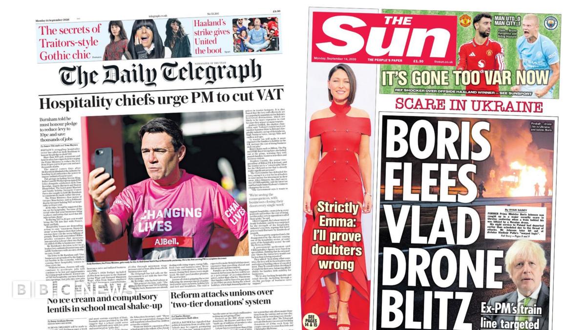 "No ice cream and compulsory lentils in school meal shake-up," reads the headline on the front page of the Daily Telegraph.