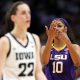 Angel Reese (right) and Caitlin Clark (left) are part of a new generation expected to drive popularity of the WNBA