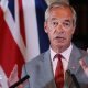 Reform UK leader Nigel Farage speaks during a press conference in London.
