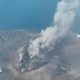Mount Anak Krakatau spewing volcanic materials into the air following an eruption in Sunda Strait, Indonesia