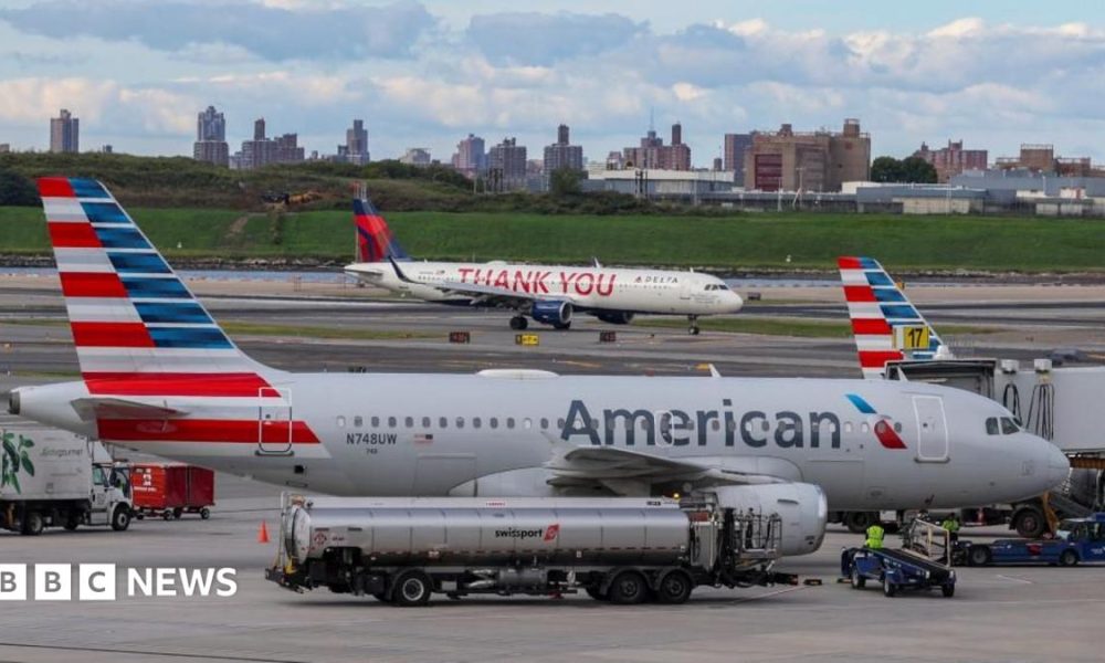 A view of the tarmac at LaGuardia Airport in New York City
