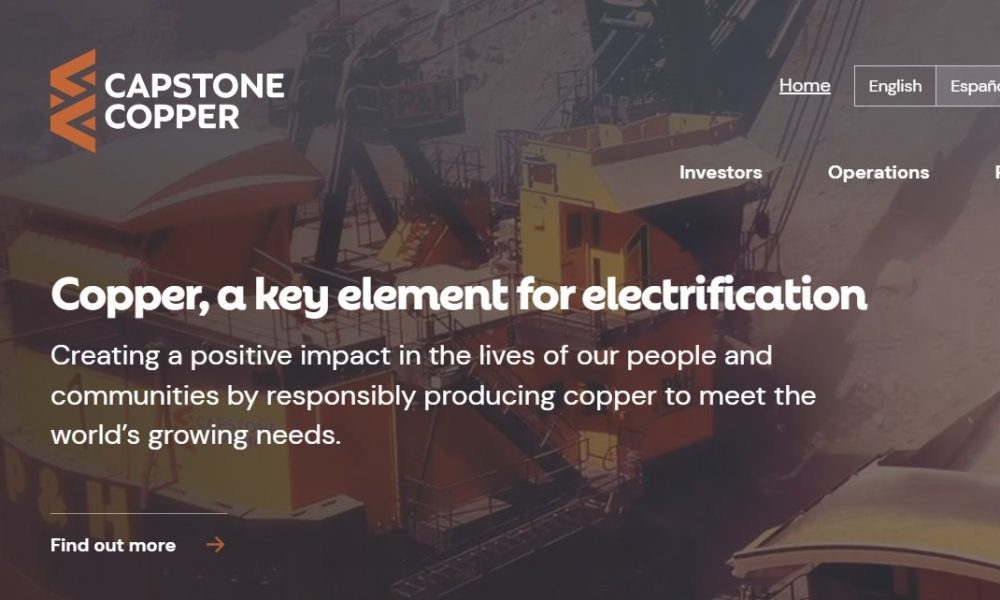 Capstone Copper Shares Slide 8.6% Amid Broader Mining Sector Pullback