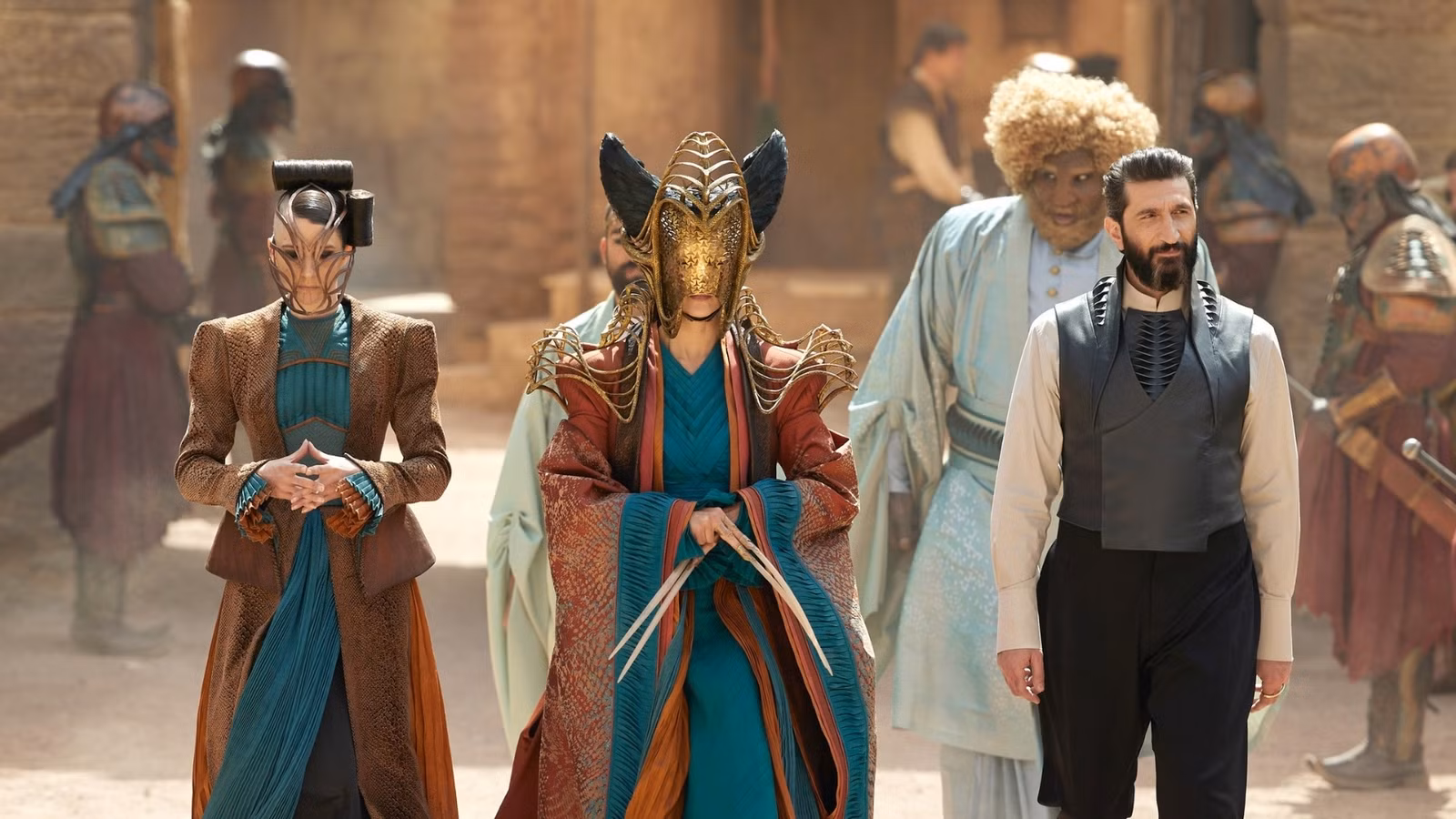 THE WHEEL OF TIME, on right: Hammed Animashaun, Fares Fares, (Season 2, premiered Sept. 1, 2023). photo: Jan Thijs / ©Amazon / Courtesy Everett Collection