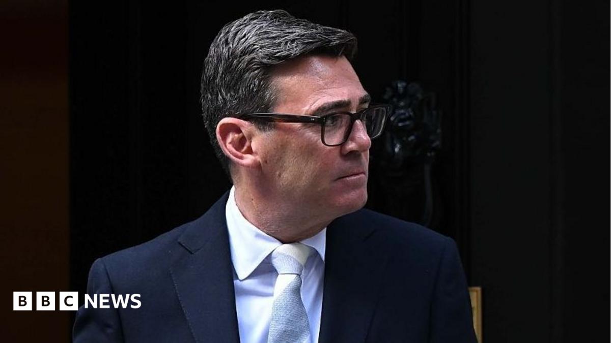 Headshot of Andy Burnham who turns to the side