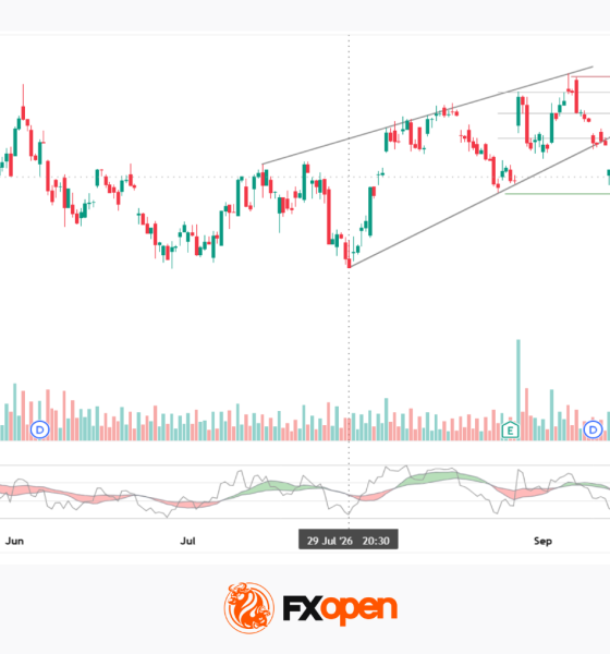 NVIDIA Analysis: Attempted Rising Wedge Breakout Amid Pressure on the AI Sector
