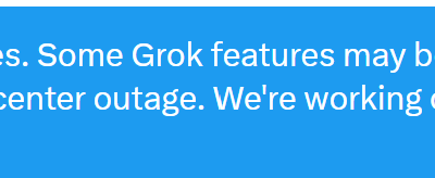 Grok Suffers Outage