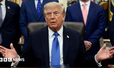 US President Donald Trump speaks during a meeting with travel executives in the Oval Office at the White House in Washington, DC, U.S., 2 September, 2026.