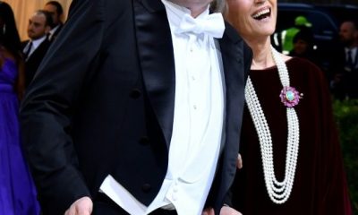 Elon Musk and his mother, supermodel Maye Musk at the 2022 Met Gala at the Metropolitan Museum of Art on May 2, 2022, in New York