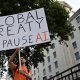 PauseAI activists stage emergency protest outside Downing Street in London