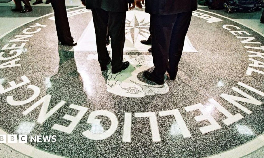 Floor at CIA lobby in Virginia