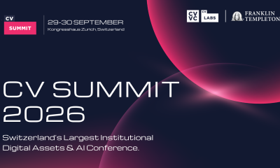 CV Summit 2026: Global Leaders Convene in Zurich for the Digital Assets, AI conference