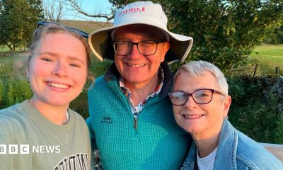 Sarah and Geoff Moorhouse with their daughter Poppy