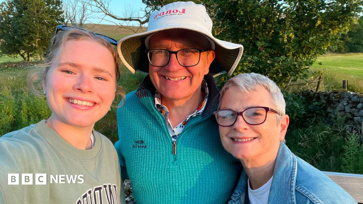 Sarah and Geoff Moorhouse with their daughter Poppy