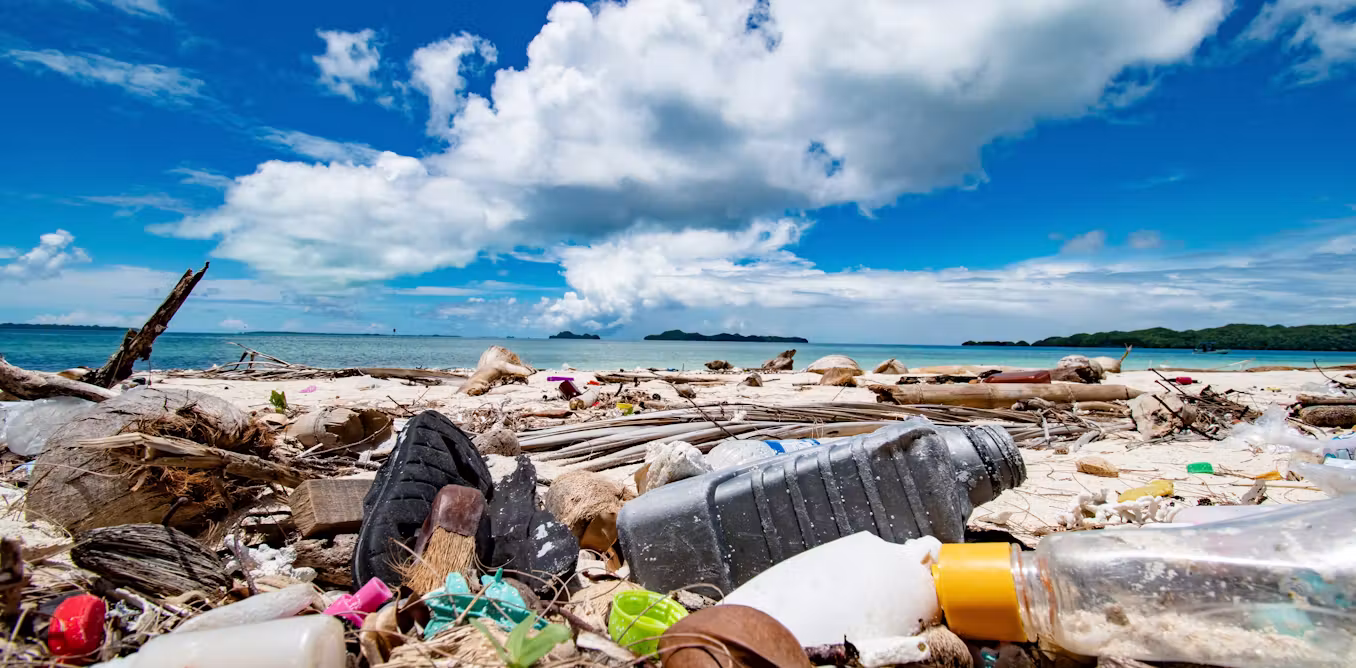 Tons of fishing gear and plastic are washing up on Seychelles beaches. We tracked where it was coming from