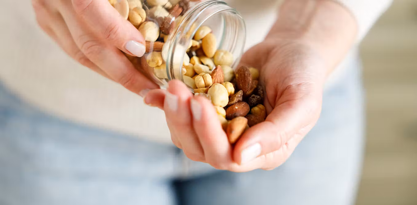 Eating a handful of nuts each day is linked with lower risk of high blood pressure, our research shows