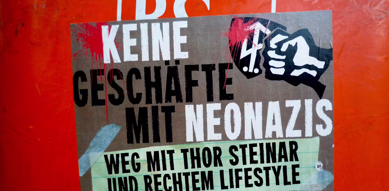 How the emojis and fashion choices of Germany’s far-right supporters get around the ban on Nazi symbolism