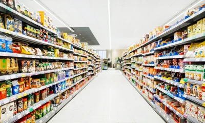 A Colorful Supermarket Aisle