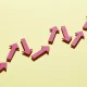 A group of arrows moving up together