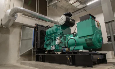 Generator Room Nödkraftförsörjning. Drivs av Diesel kraft.