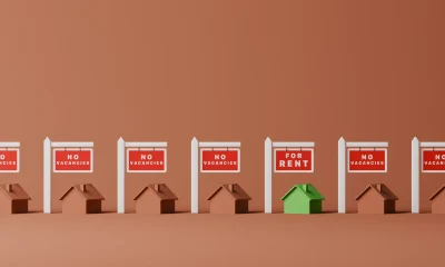 Hot rental market concept