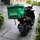 Grab food delivery scooter in Singapore
