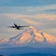 Delta 737 Mt Hood.