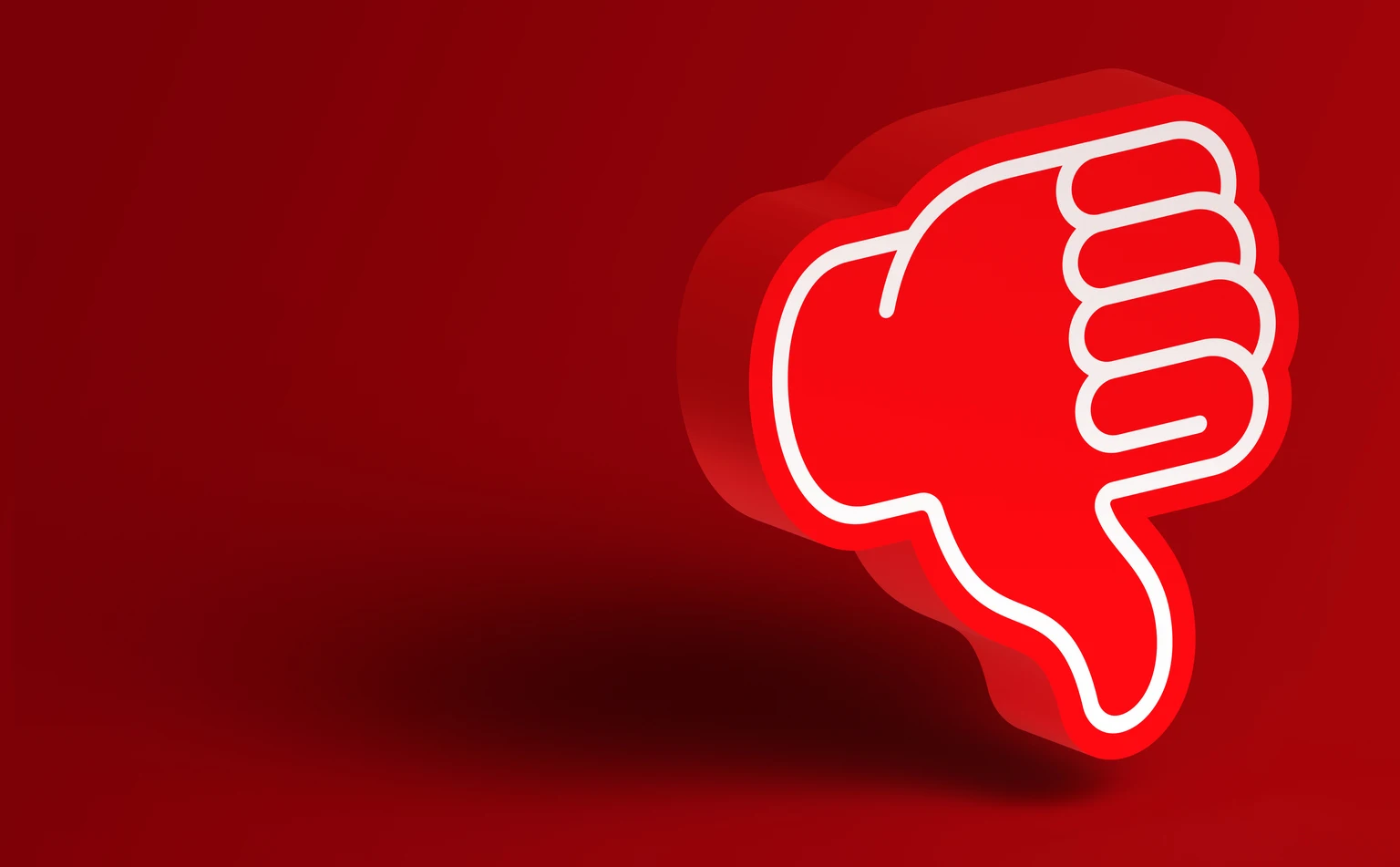 Thumbs Down Negative Emotion Dislike Symbol