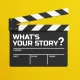 Movie Clapperboard Storytelling Concept