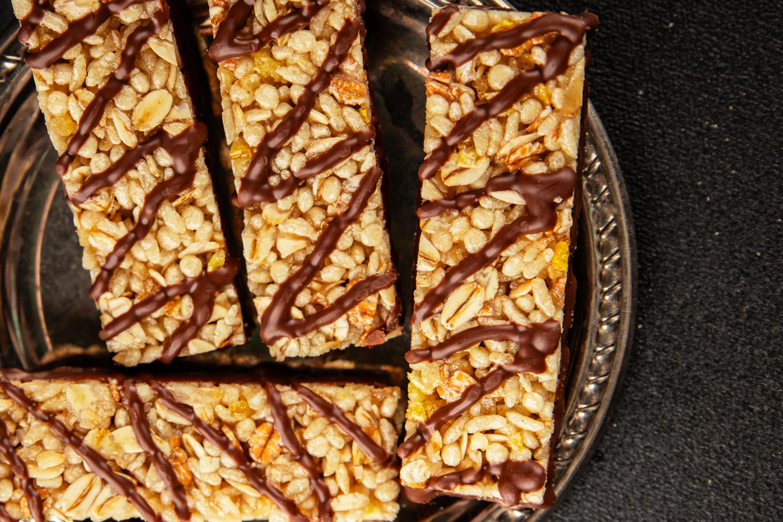 Cereal bar whole grain healthy eating sweet dessert fresh delicious gourmet food background on the table rustic food top view copy space keto and paleo diet vegan and vegetarian food