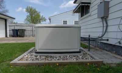 Residential generator has been professionally serviced and is ready to power your home