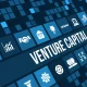 Venture Capital concept image with business icons and copyspace.