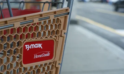 TJ Maxx Logo on Shopping Cart