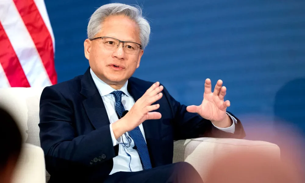 Nvidia CEO calls for AI safety testing, projects chip sales to double at Scottish summit