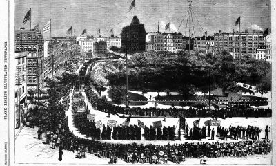 Labor Day Parade in New York's Union Square, 1882